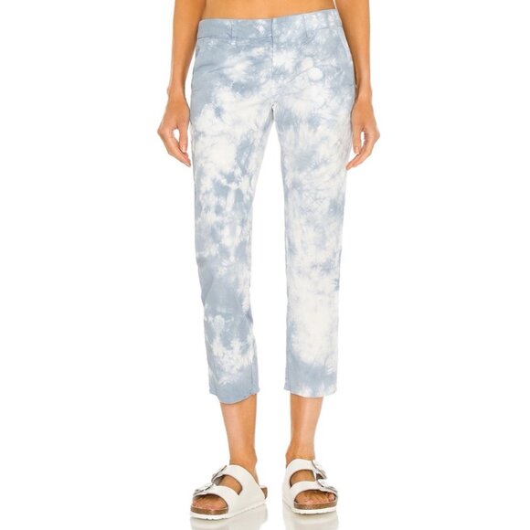 Nili Lotan East Hampton Pant in Light Blue Tie Dye - Picture 1 of 8